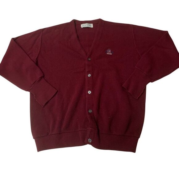 Vintage IZOD Button Down Cardigan Sweater - Picture 1 of 7